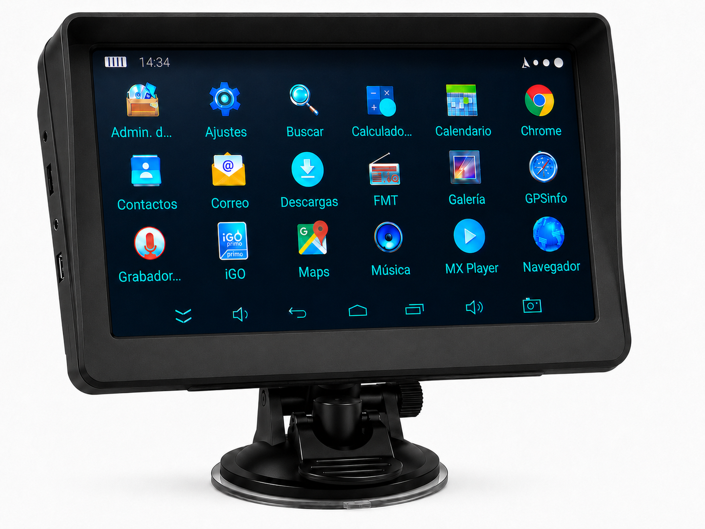 GPS Android 7” wifi y bluetooth