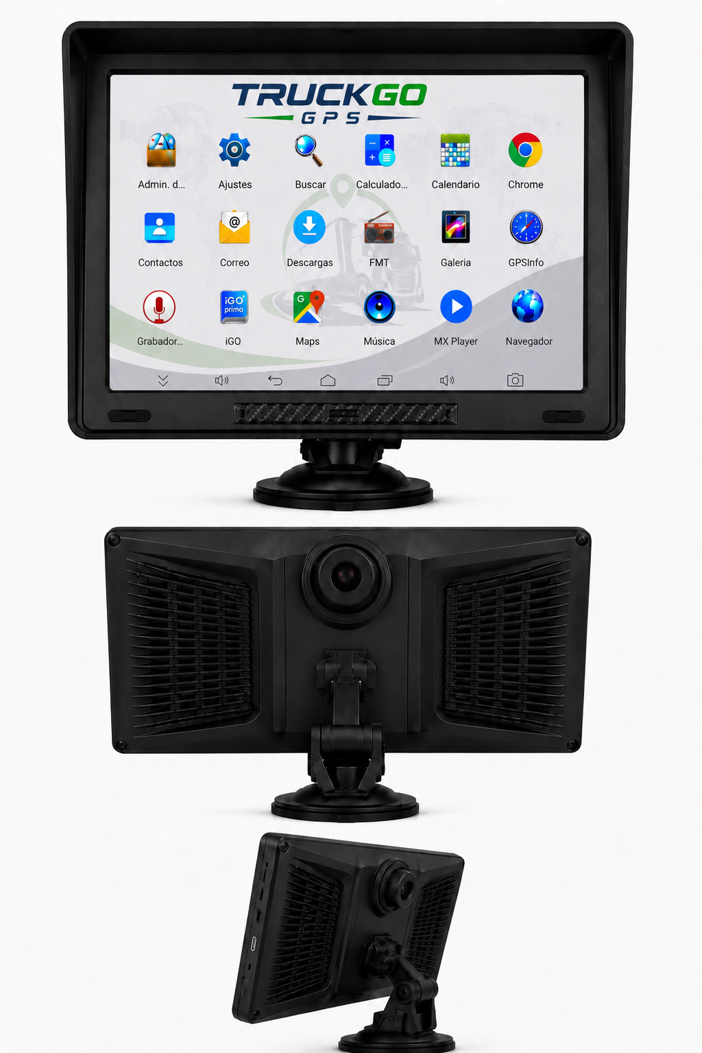 GPS Android, wifi bluetooth, 9 pulgadas cámara de