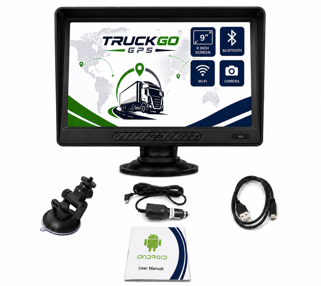 GPS Android, wifi bluetooth, 9 pulgadas cámara de