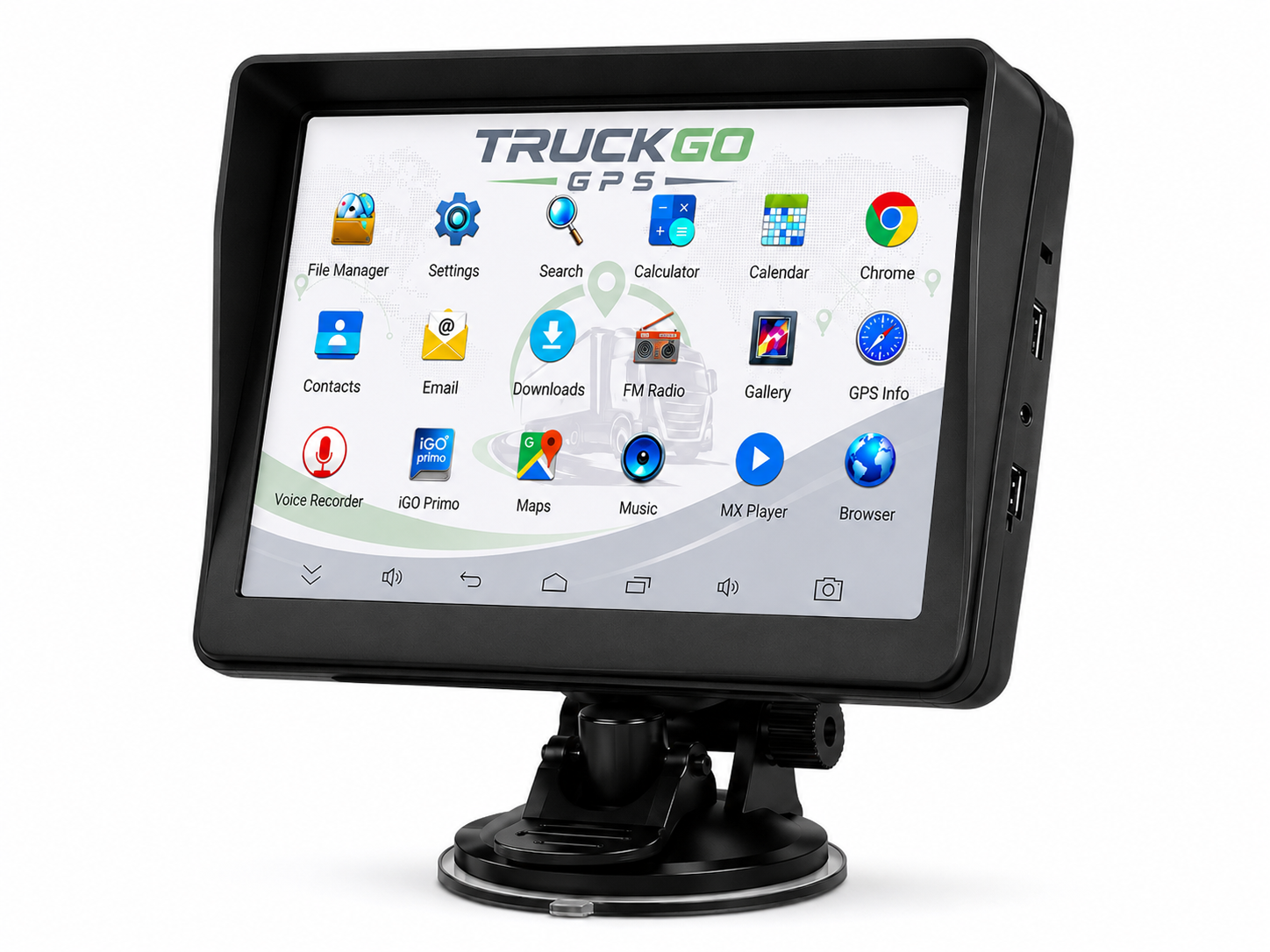 GPS Android 7” Wi-Fi e Bluetooth