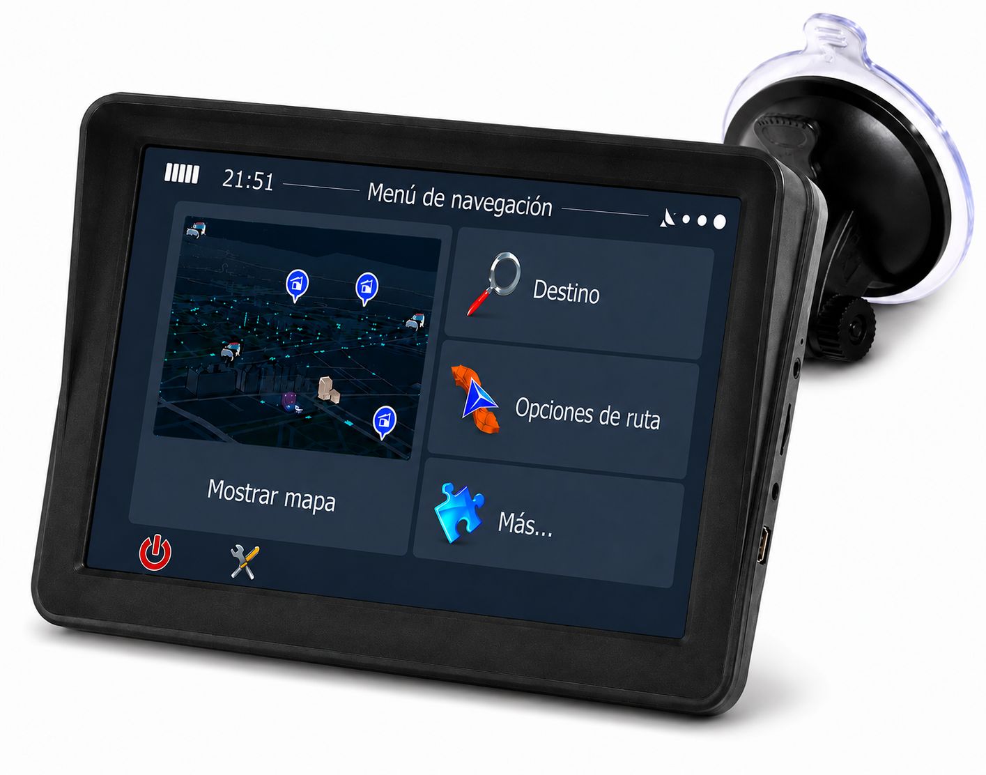 GPS Android 7” wifi y bluetooth