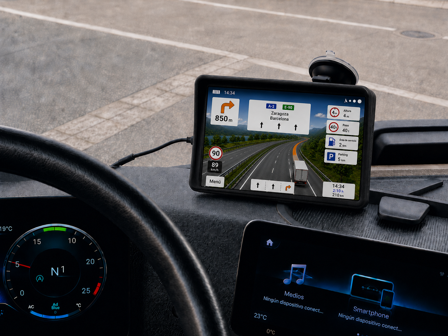 GPS Android 7” wifi y bluetooth