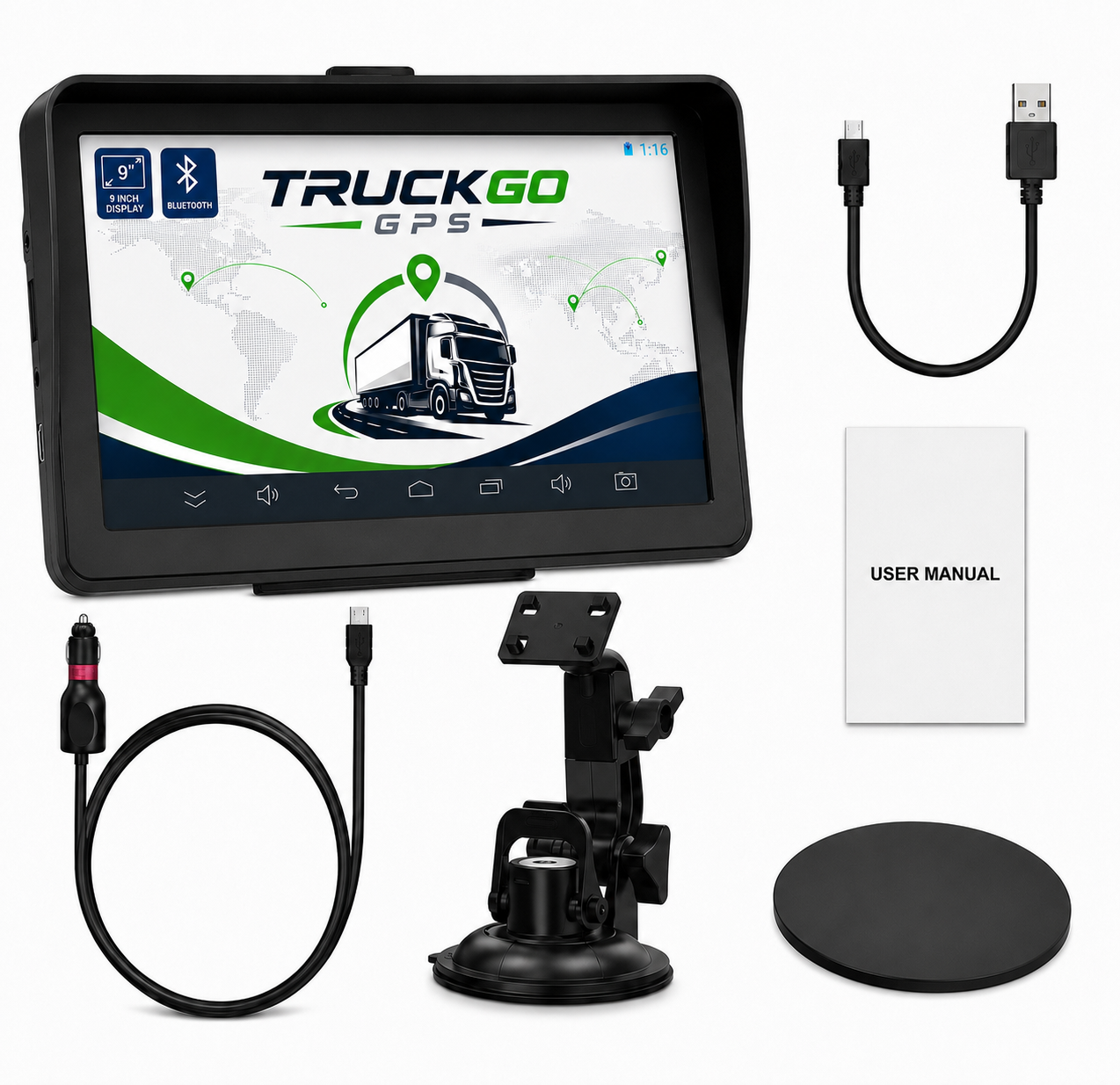 GPS IGO Primo 7" para Camión — Navegación Profesional